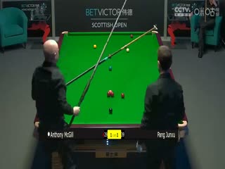2023斯诺克苏格兰公开赛 庞俊旭2-4安东尼·麦克吉尔 20231213封面图