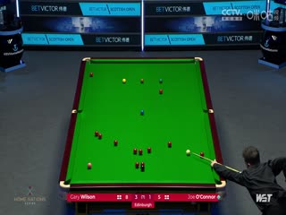 2023斯诺克苏格兰公开赛 加里·威尔逊4-3乔·奥康纳 20231214封面图