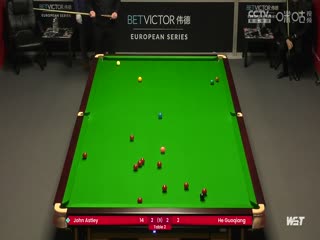 2023斯诺克德国大师资格赛 贺国强5-4约翰·阿斯特里 20231219封面图