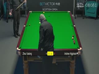 2023斯诺克苏格兰公开赛 安德鲁·希金森2-4周跃龙 20231214封面图