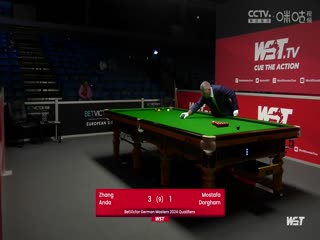 2023斯诺克德国大师赛资格赛 张安达5-3多尔格姆 20231220封面图
