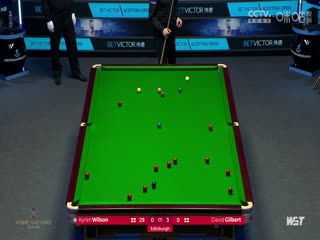 2023斯诺克苏格兰公开赛 大卫·吉尔伯特3-4凯伦·威尔逊 20231214封面图