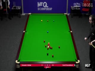2023斯诺克英锦赛资格赛晋级轮 侯赛因·瓦菲6-4斯科特·唐纳森 20231123封面图