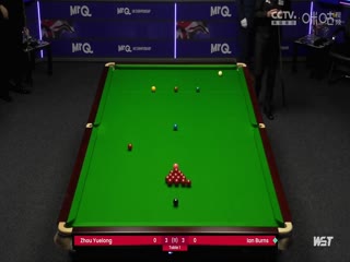 2023斯诺克英锦赛资格赛晋级轮 周跃龙6-5伊恩·伯恩斯 20231123（李照）封面图