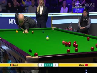 2023斯诺克英锦赛第二轮 张安达6-4卢卡·布雷切尔 20231130封面图