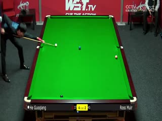 2023斯诺克英锦赛资格赛 贺国强6-4罗斯·缪尔 20231119封面图