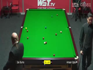 2023斯诺克英锦赛资格赛 伊恩·伯恩斯6-0阿曼·伊克巴尔 20231119封面图