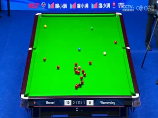 斯诺克天津国锦赛第一轮第二轮 卢卡·布雷切尔6-2丹尼尔·沃默斯利 20231105封面图