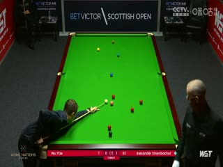 斯诺克苏格兰公开赛资格赛 吴宜泽0-4阿乌森巴赫 20231102（李照）封面图