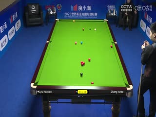 斯诺克天津国锦赛16进8 吕昊天3-6张安达 20231108封面图