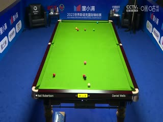 斯诺克天津国锦赛64进32 丹尼尔·威尔斯1-6尼尔·罗伯逊 20231106封面图