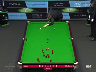 斯诺克 马克·艾伦4-0本·米尔滕斯 20231022（李照）封面图