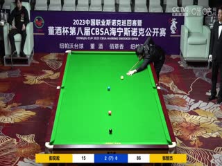 斯诺克 张智杰2-4彭奕淞 20230517（李照）封面图