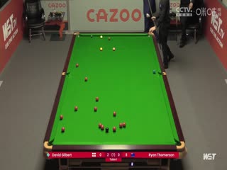 斯诺克 大卫·吉尔伯特4-1瑞恩·托马森 20230817（李照）封面图