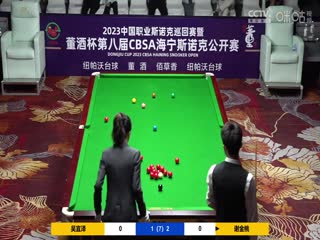 斯诺克 吴宜泽4-3谢金桃 20230519（李照）封面图