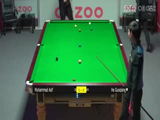 斯诺克 贺国强4-1穆罕默德·阿西夫 20230927封面图