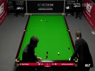 斯诺克 安东尼·汉密尔顿1-5马克·塞尔比 20230824封面图