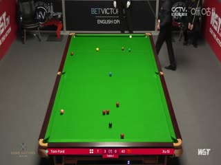 斯诺克 汤姆·福德4-3徐思 20230908（李照）封面图