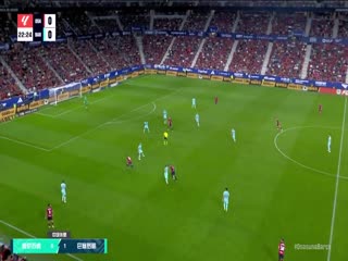 西甲 奥萨苏纳vs巴塞罗那 (张昊泽、梁祥宇)【智能字幕】 20230903封面图