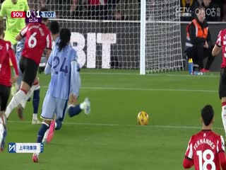 英超联赛 南安普顿VS托特纳姆热刺 20241216封面图