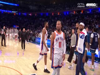 NBA常规赛 森林狼VS尼克斯 20250118封面图