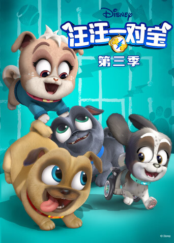 汪汪一对宝第三季英文版封面图