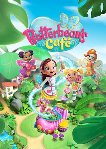 奶油豆豆咖啡馆英文版封面图